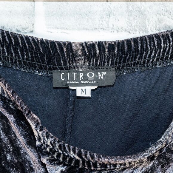 CITRON of Santa Monica Velvet iridescent Trouse pants Women's Medium - Picture 2 of 7